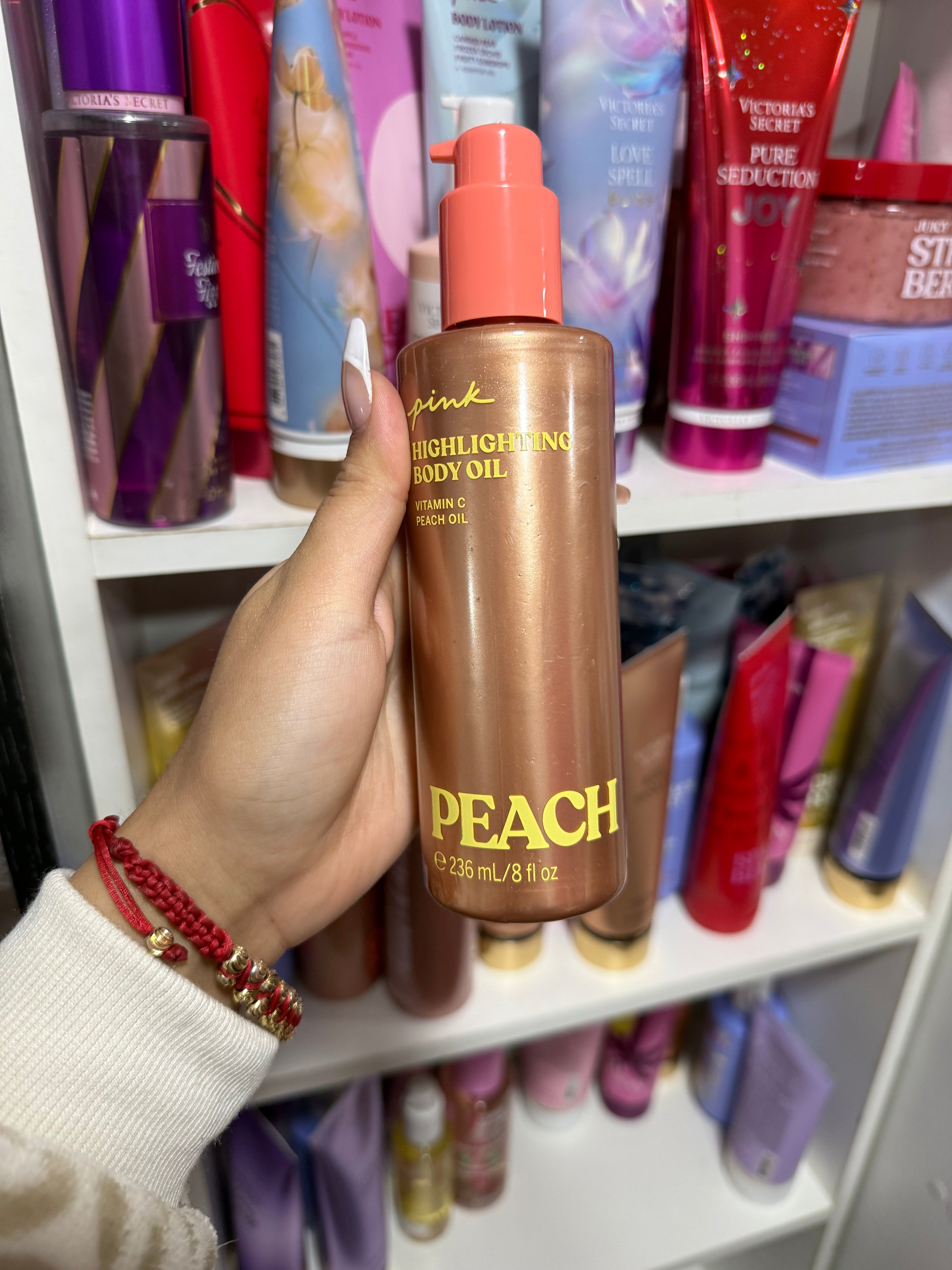 Aceite corporal pink
